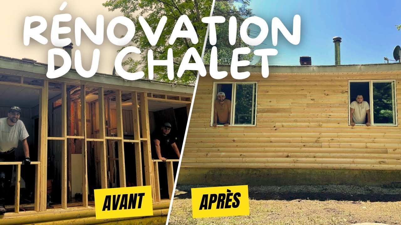 ON CHANGE UN MUR EN 48H 😱⚠️🚧👷‍♀️Et oui les travaux commencent au chalet !