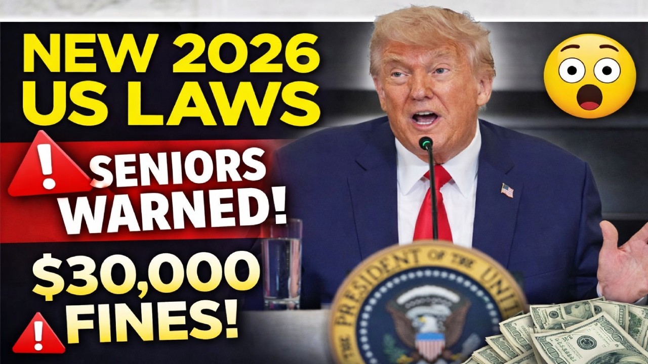 New 2026 US Laws: 10 Rules Seniors Must Know to Avoid $30,000 Fines