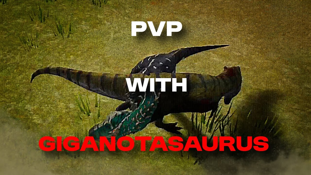 Pvp with GIGANOTASAURUS🗿(The cursed isle gameplays)