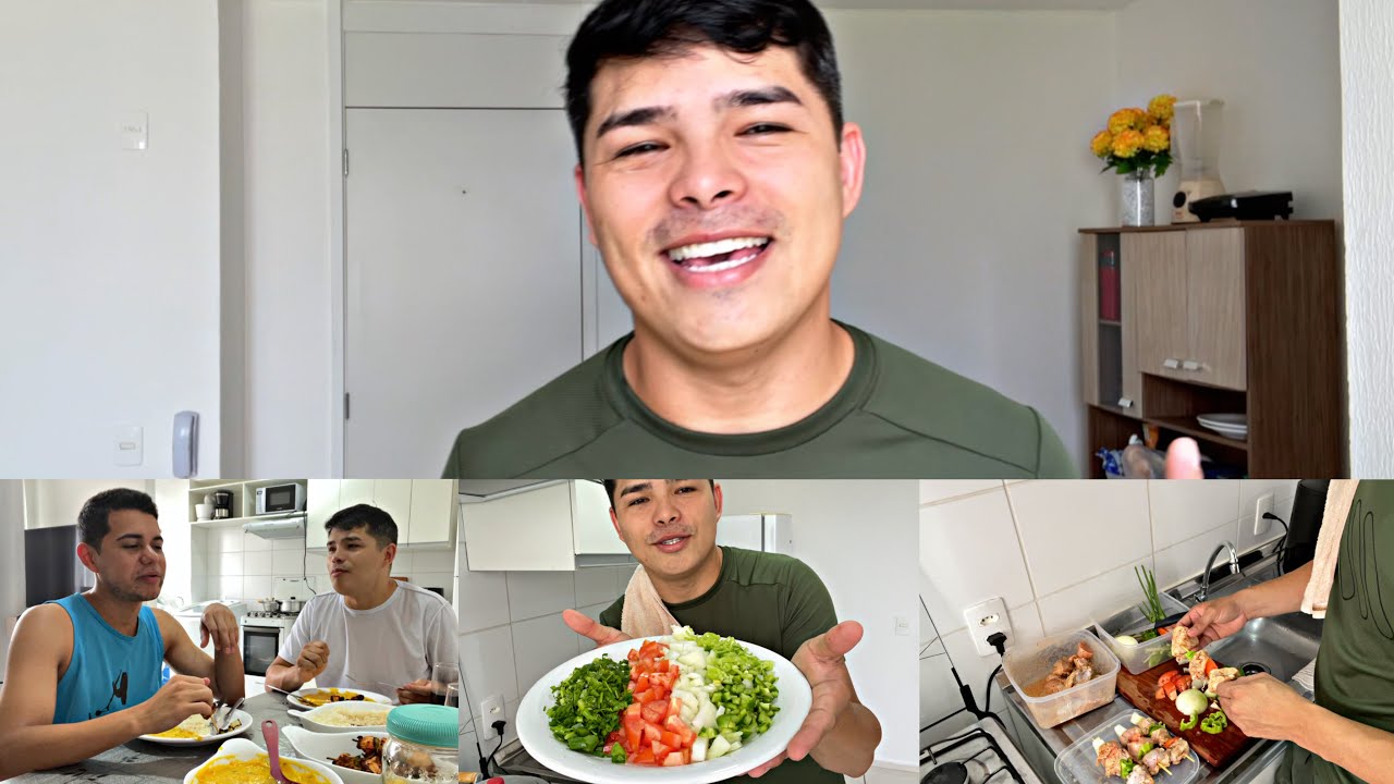 Vatapá de Frango e Churrasquinho na Air Fryer, Receita Fácil e Saborosa!