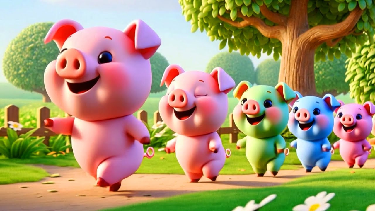 B&agrave;i H&aacute;t Con Heo Đất - Ca Nhạc Hoạt H&igrave;nh Con Heo Vui Nhộn - Nhạc Thiếu Nhi 4K Remix Vui Nhộn