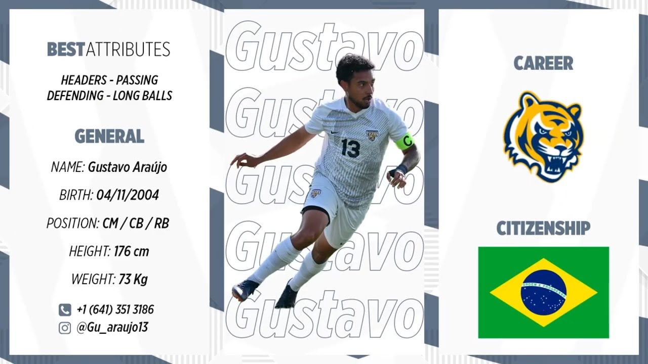 Gustavo Araújo - Defensive Midfielder - Highlights