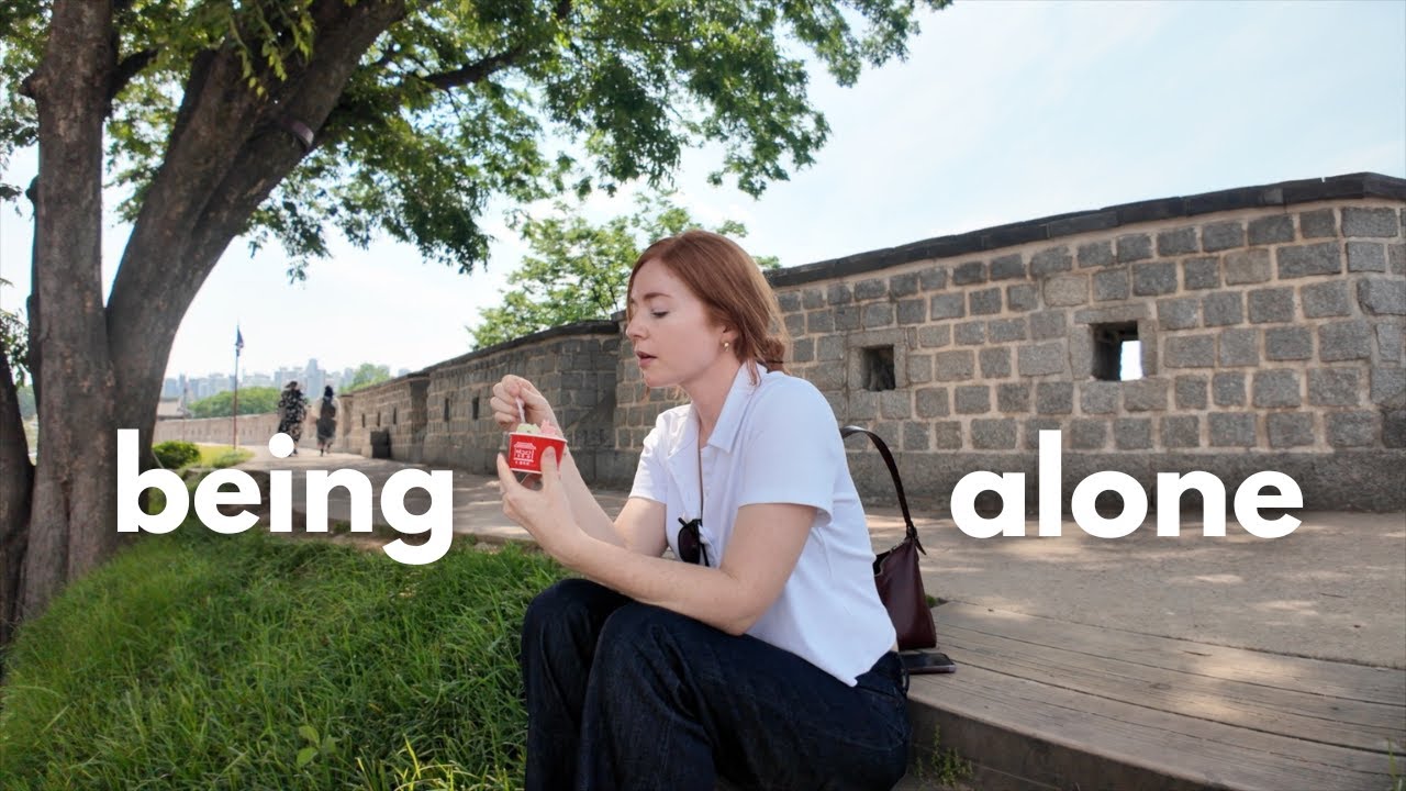 you need to learn to be happy alone 🍵🍃 solo travel in korea VLOG