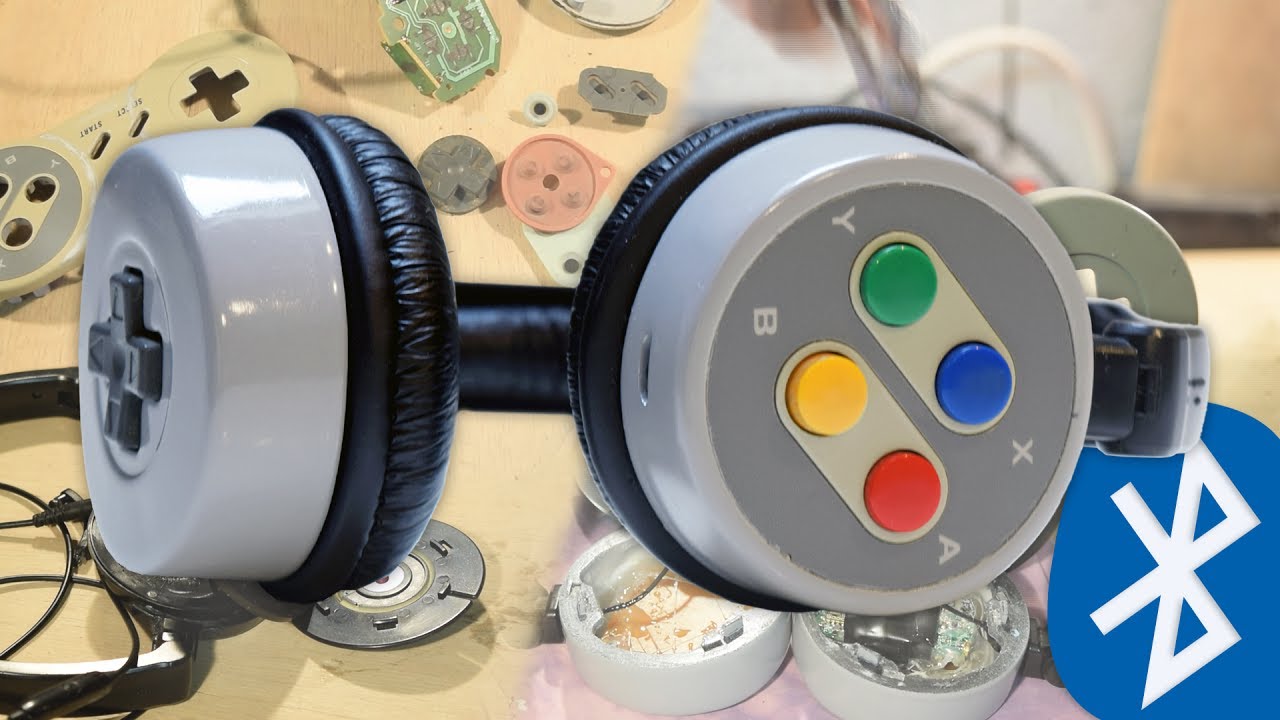 DIY Bluetooth SNES Headphones : Rated-E Mods