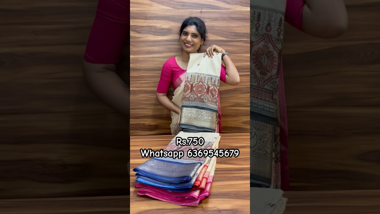 ✨ BEAUTIFUL DOLA SILK SAREE &ndash; ₹750 ONLY ✨Rich Texture &bull; Soft Shine &bull; Everyday Elegance