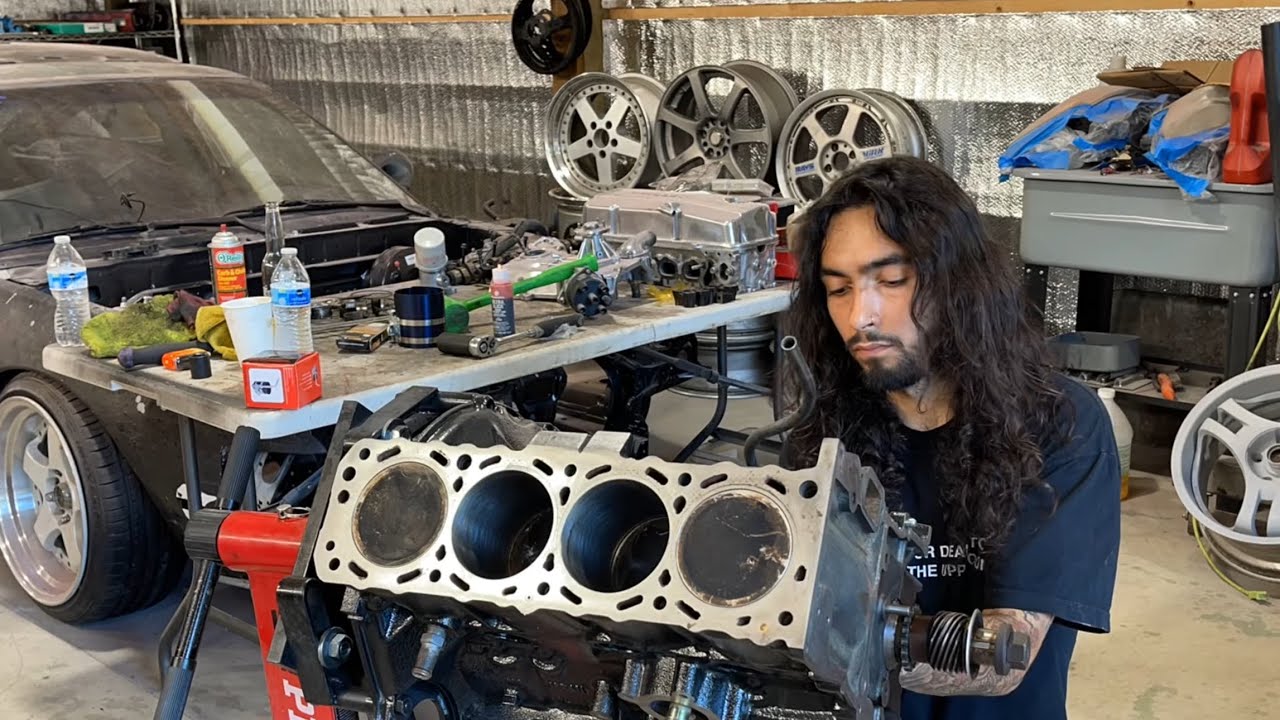 240sx Ka24e complete engine assembly!!!!  S13 almost ready to  RIPPPPPP!!!!