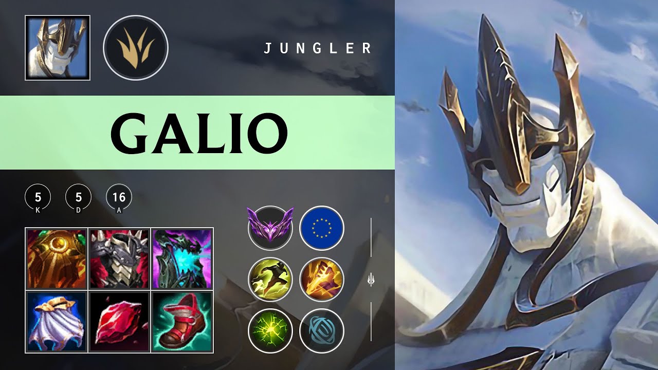 Galio Jungle vs Viego - EUW Master Patch 25.23