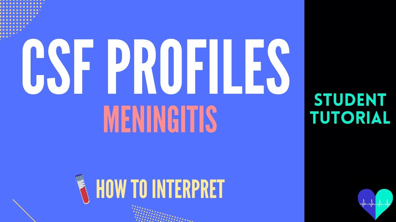 Менингит (профили СМЖ) &mdash; как интерпретировать