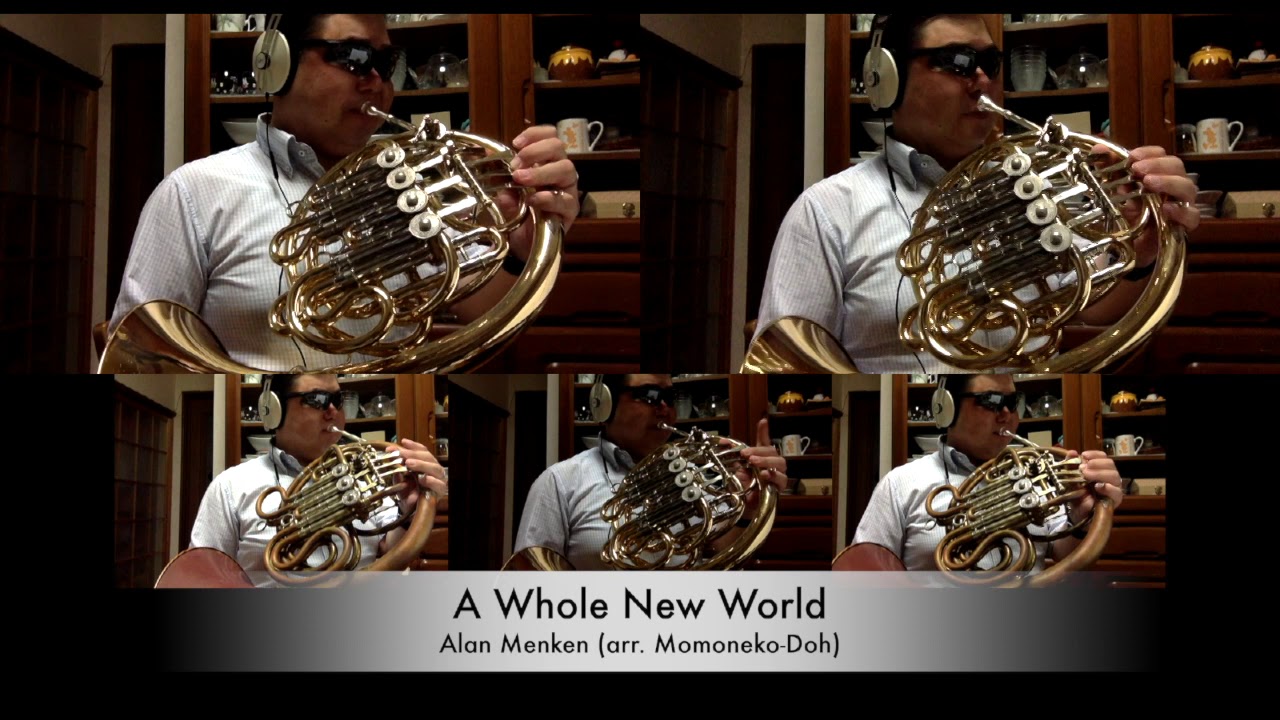 【一人ホルンアンサンブル】A Whole New World  (ホール・ニュー・ワールド)