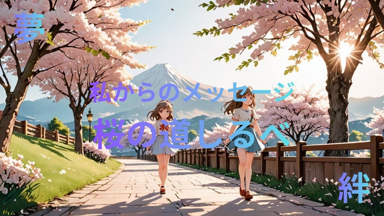 AIロサリオの音楽桜の道しるべ定期配信6#オリジナル #Jポップ #AI音楽 #AIボーカル #SUNOU #BGM