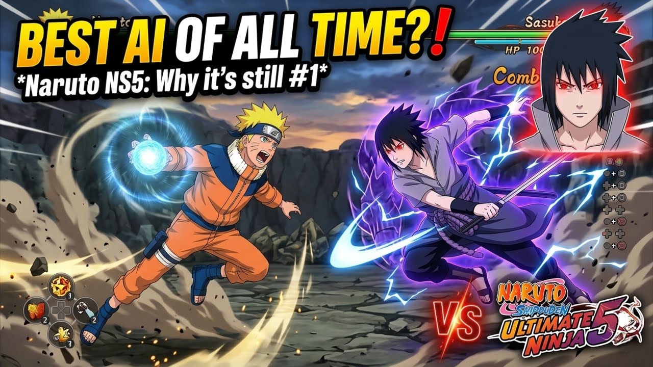 Why is Naruto Shippuden: Ultimate Ninja 5's AI still considered the best of all time?
