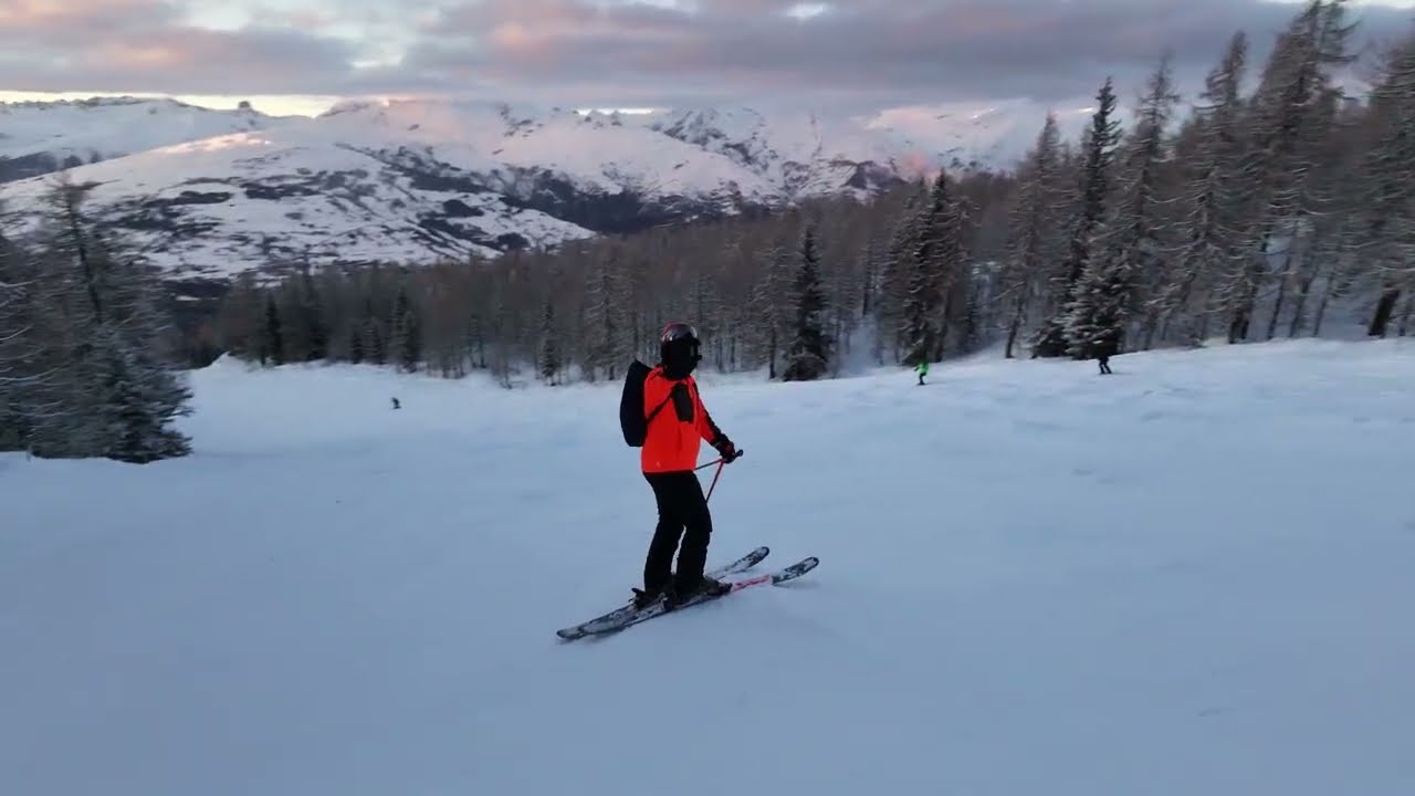 Ski follow DJI NEO 2