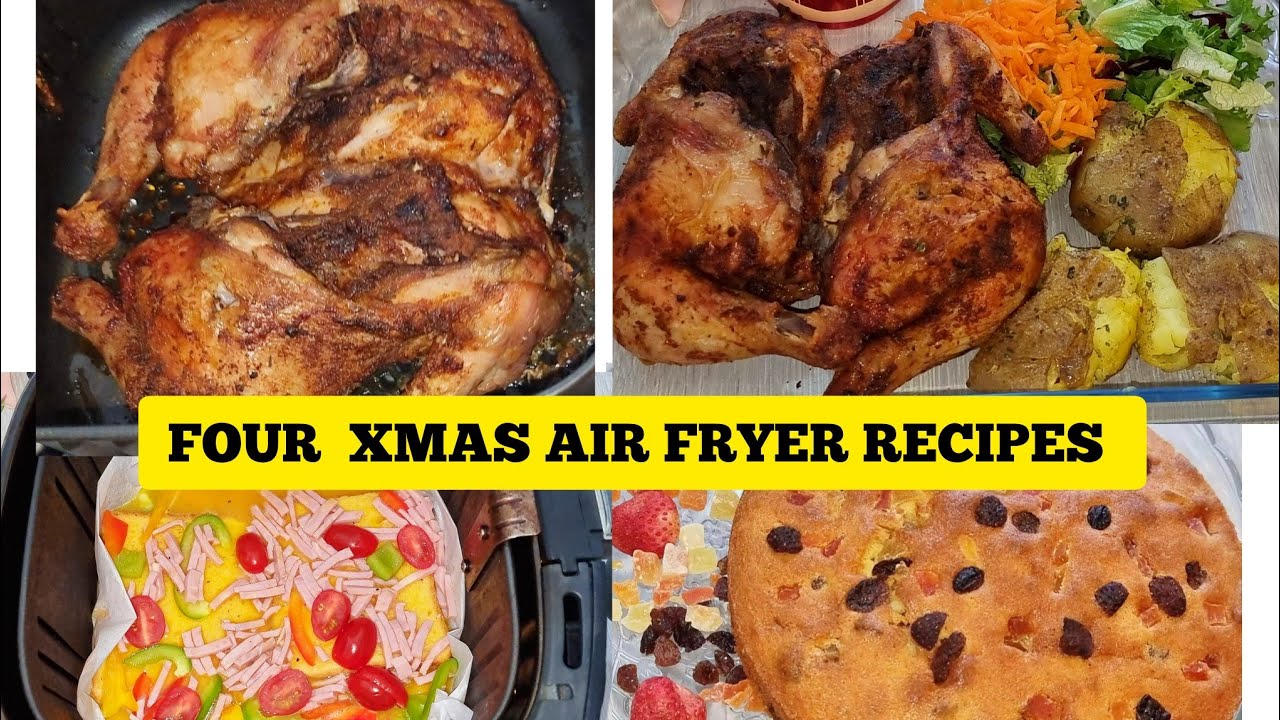 4 BEST AIR FRYER Recipes YOU NEED TO TRY This Christmas Season's . BREAKFAST, DINNER & CAKE DESSERT