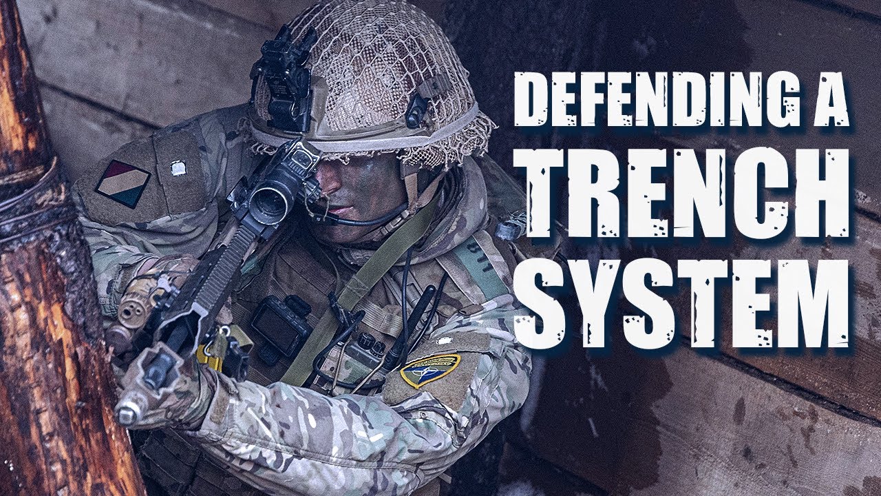 NATO&rsquo;s multinational battlegroup in Estonia 🇪🇪 test their trench warfare skills