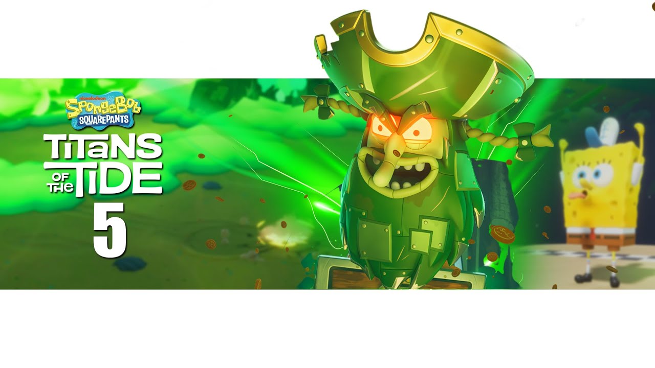 Прохождение SpongeBob SquarePants Titans of the Tide [Без Комментариев] ► Часть 1: Сундук Голландца