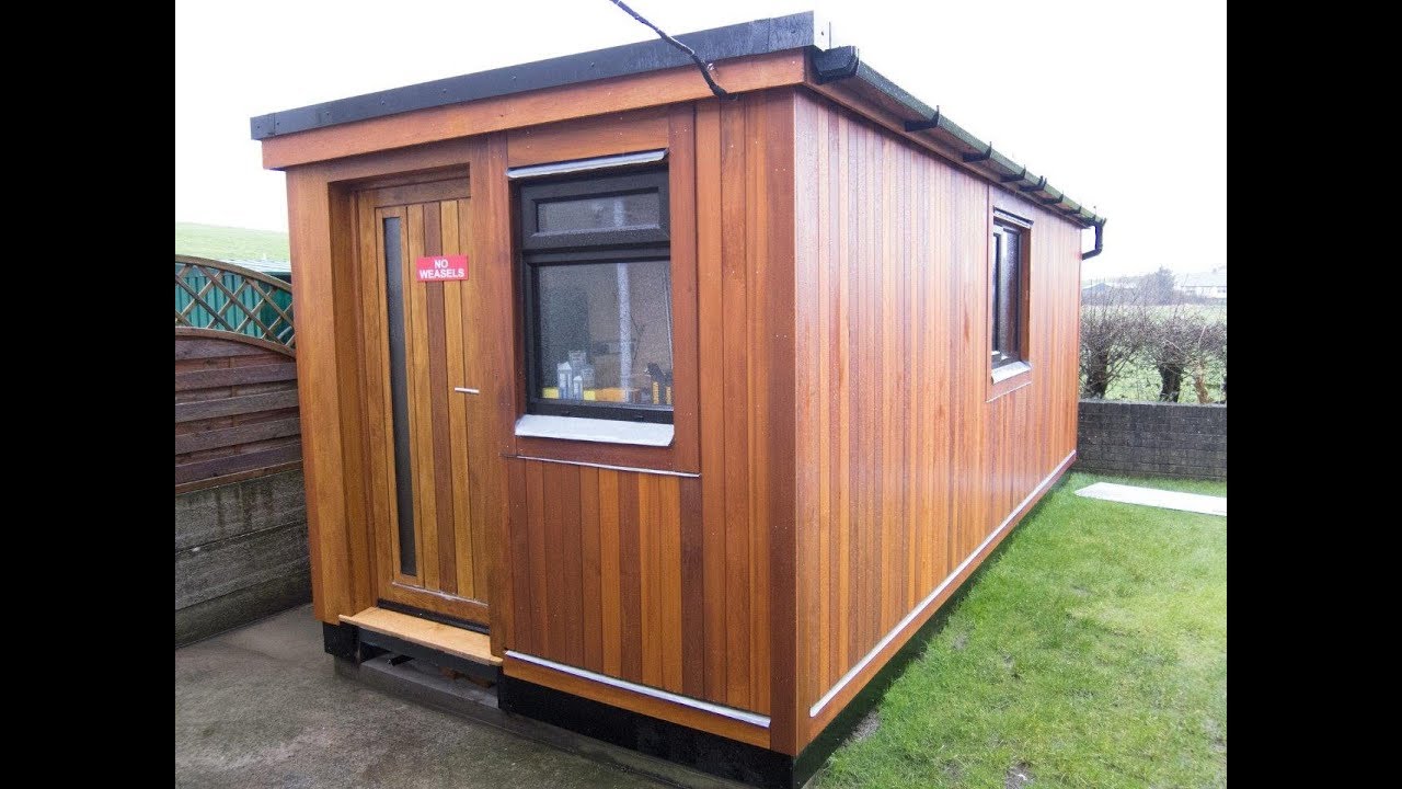 Timelapse DIY Build Cedar Sided Shed/Woodshop
