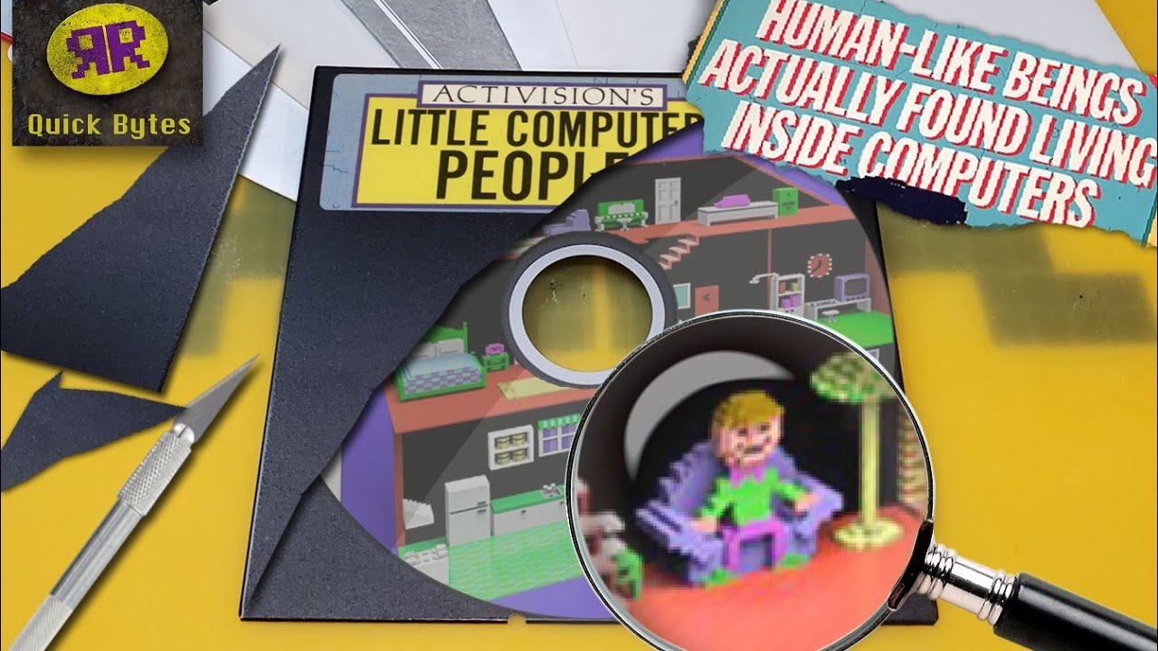 Секрет уникальности каждой дискеты Little Computer People | Commodore 64 | Activision LCP