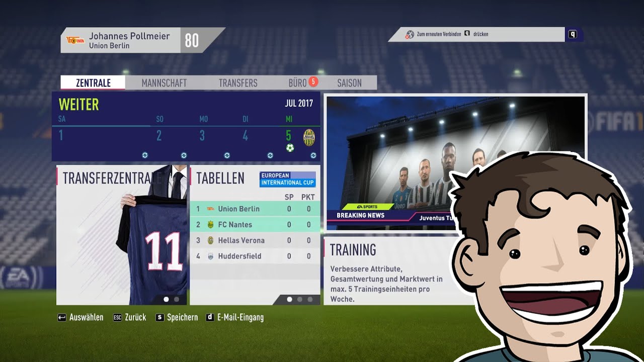 FIFA: ES GEHT LOS! 😍 DER EINZIGARTIGE KARRIEREMODUS! ⚽🔥 FC UNION Karriere #1