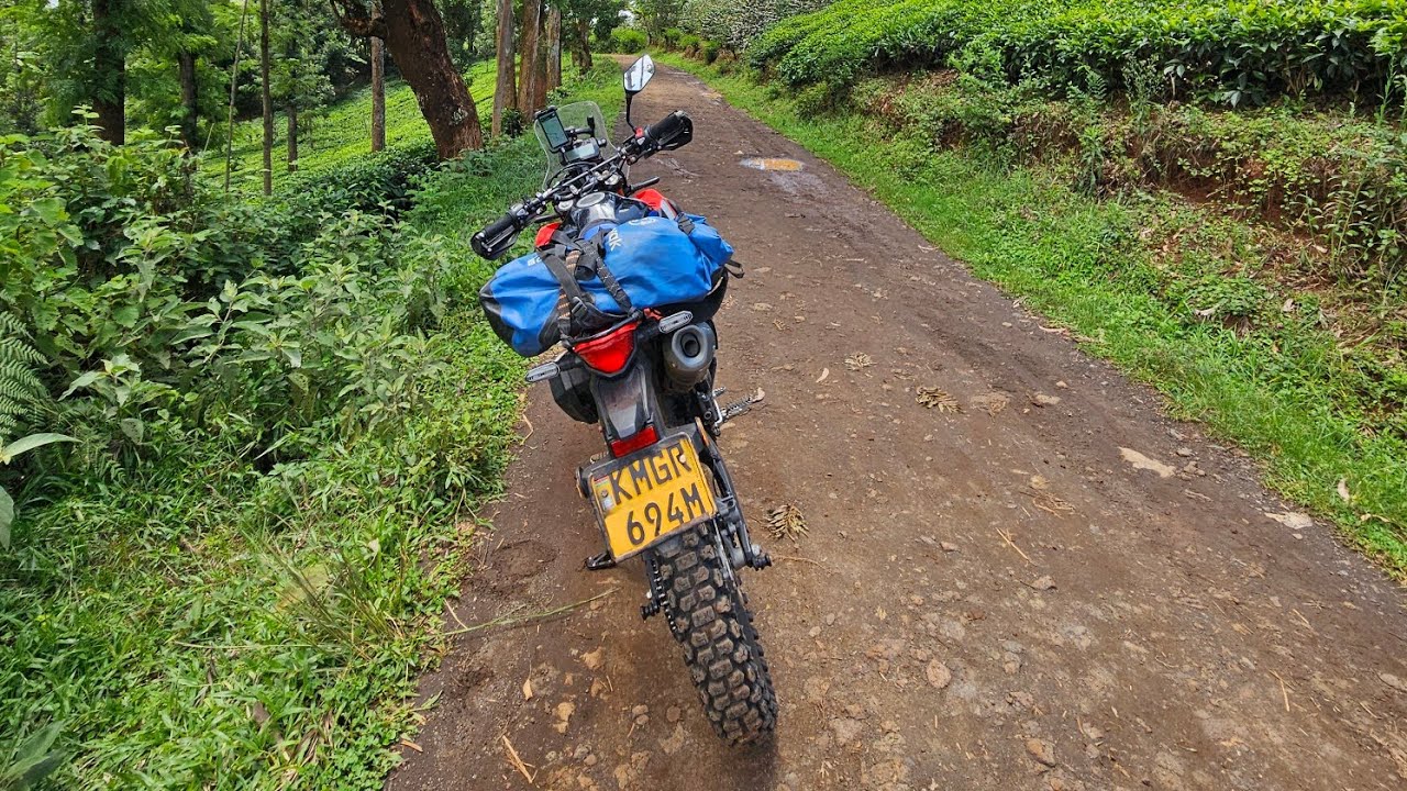 A trip out to Mt Kenya on a CRF300 