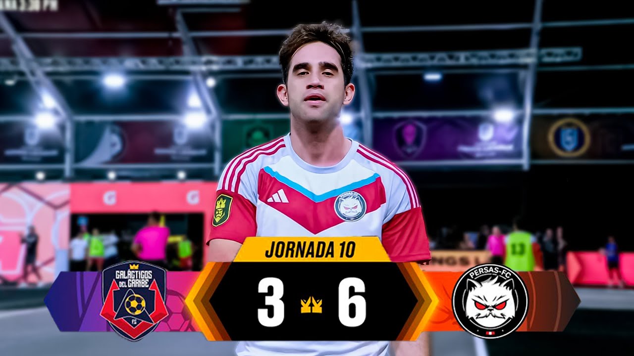 ¡NOS QUISIERON ROBAR! pero...¡GANAMOOOS! PERSAS FC. vs. GALÁCTICOS DEL CARIBE | JORNADA 10 | RESUMEN