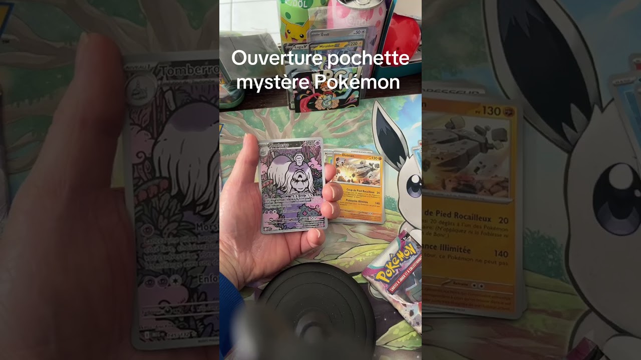 Ouverture pochette mystère Pokémon 