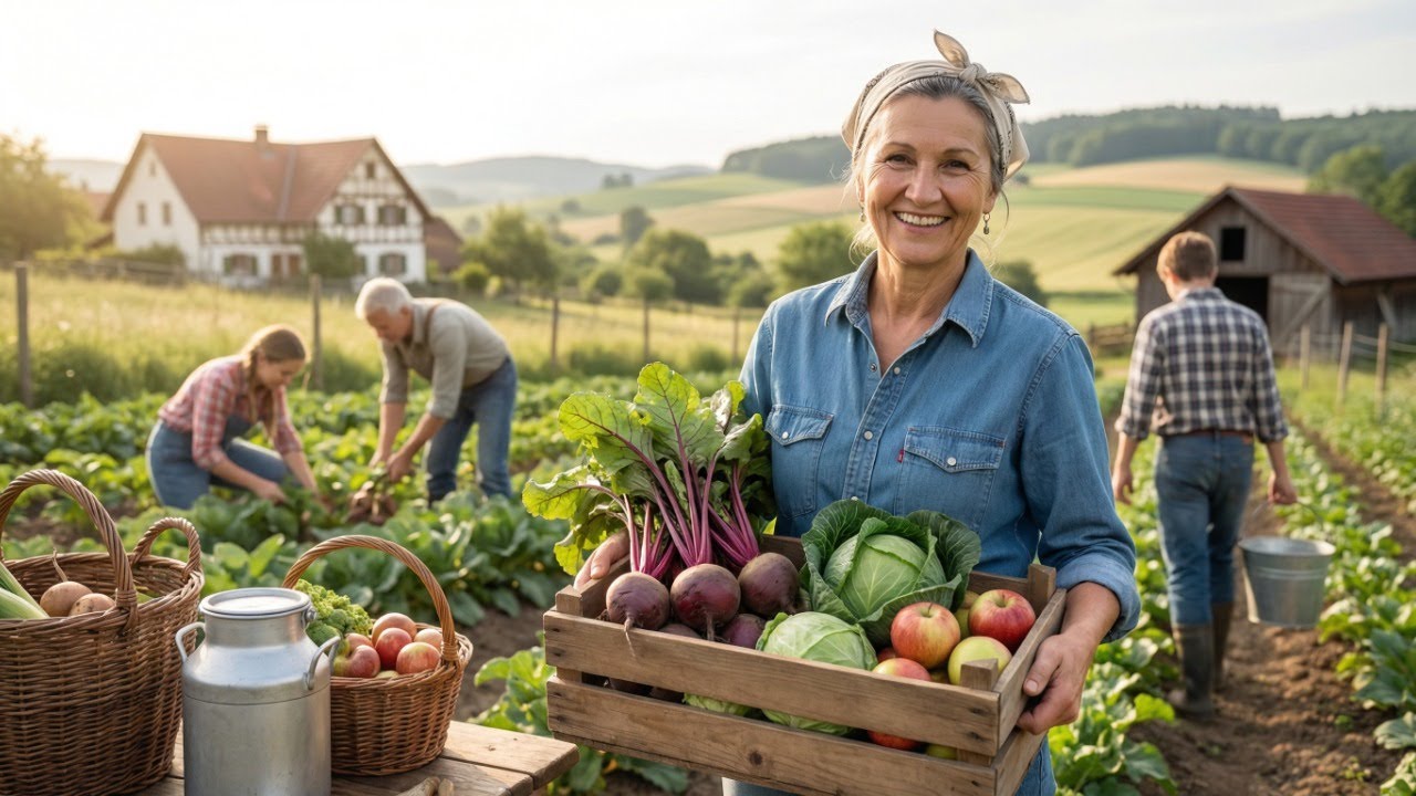The Rhythm of Life on a European Country Farm