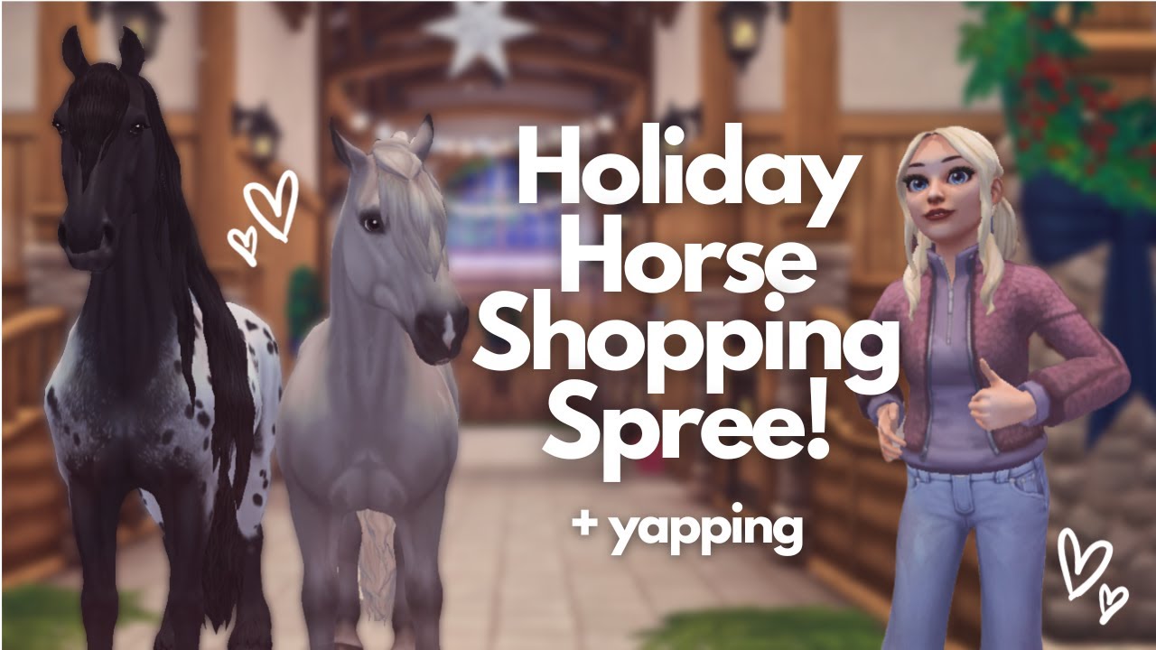 Holiday Horse Shopping Spree! + festive yapping || Star Stable