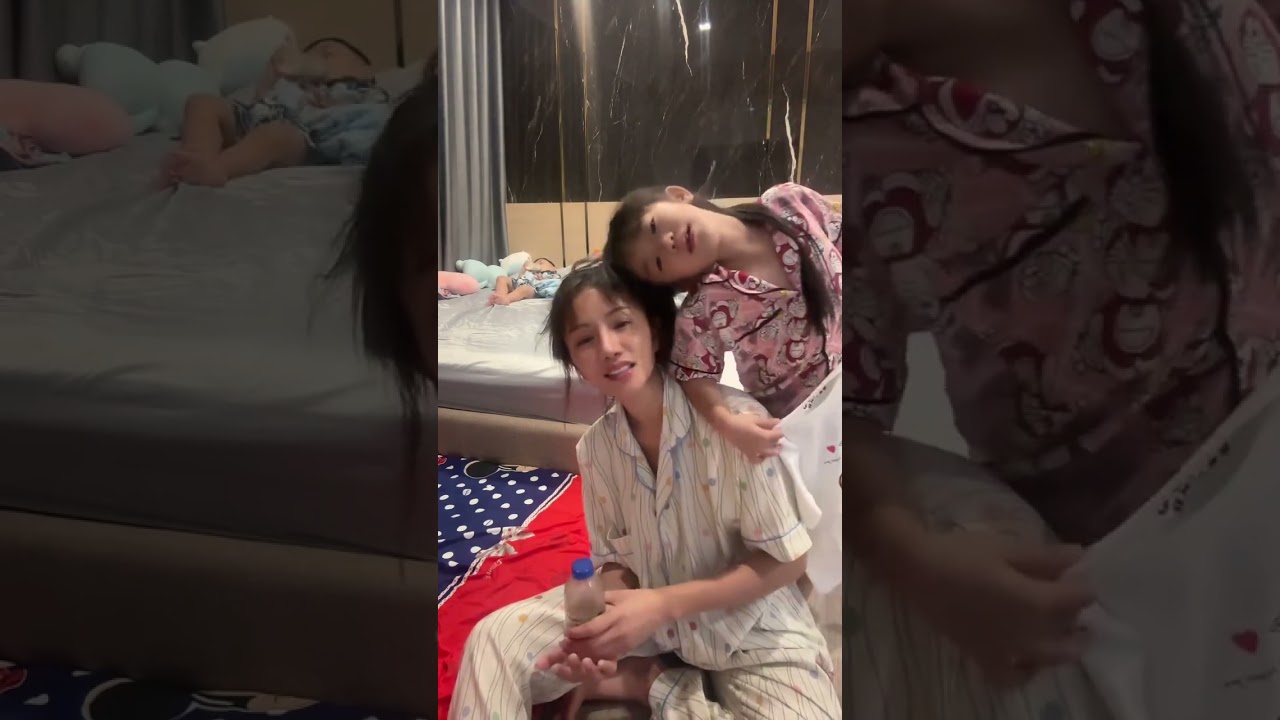 แม่แพรว น้องนาริตะ โมเม้นน่ารักก่อนนอน