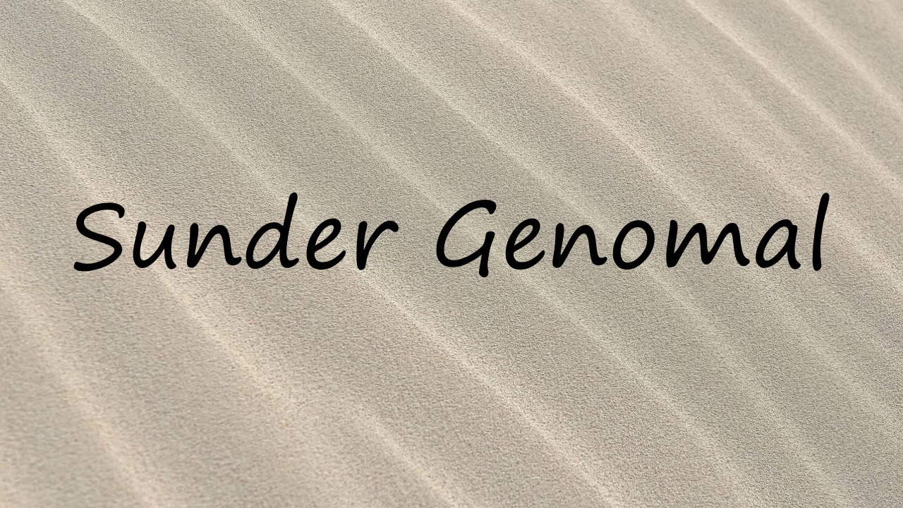 How to pronounce Sunder Genomal? | Pronunciation Guide