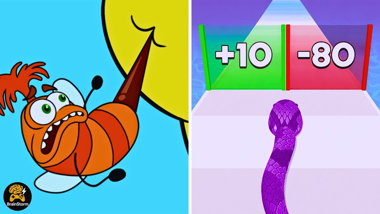 Help Me Tricky Puzzle Vs Snake Run Race - Max Gameplay | New Update