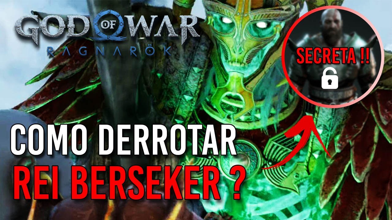 COMO DERROTAR O REI BERSEKER ? FÁCIL !! BUILD SECRETA -God Of War Ragnarok