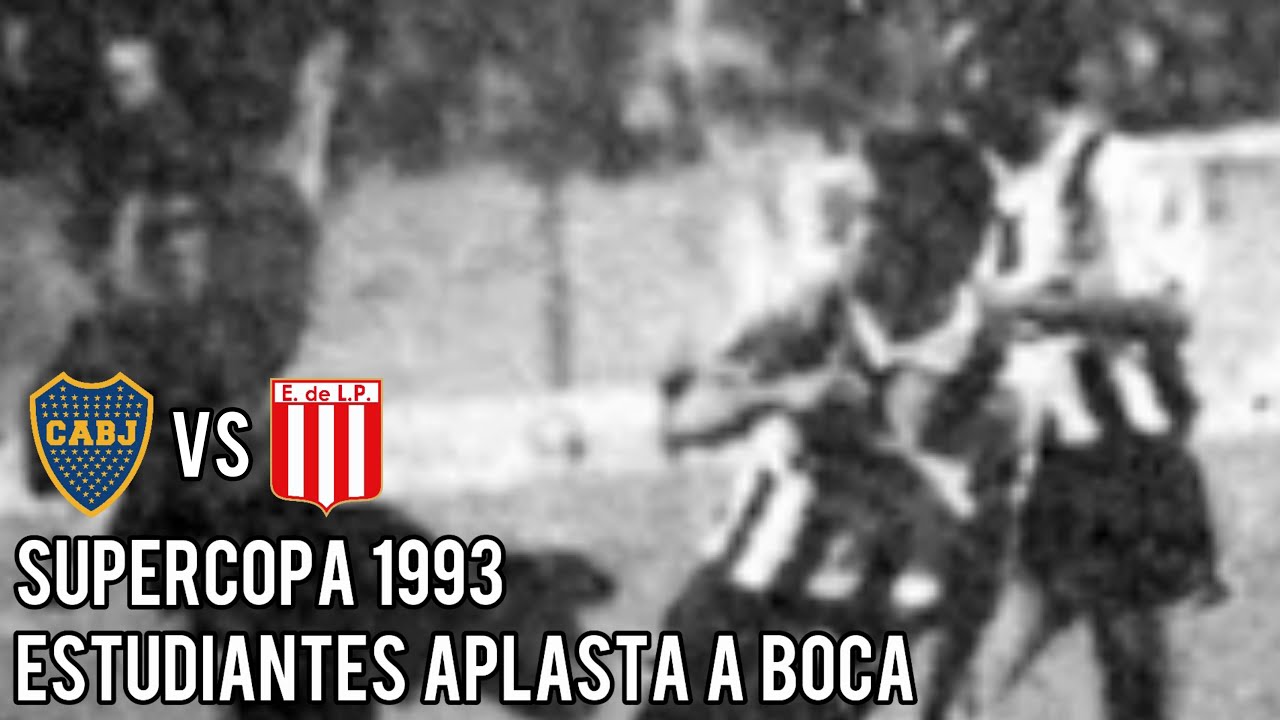 Boca en la Supercopa Sudamericana 1993 | Estudiantes aplasta al equipo de Habegger