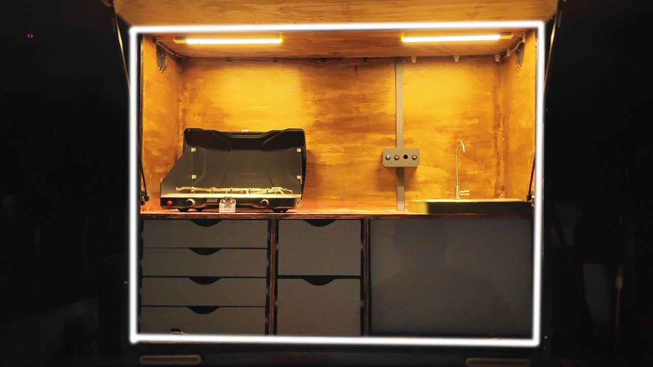 Finishing the Kitchen for my DIY Overland Trailer