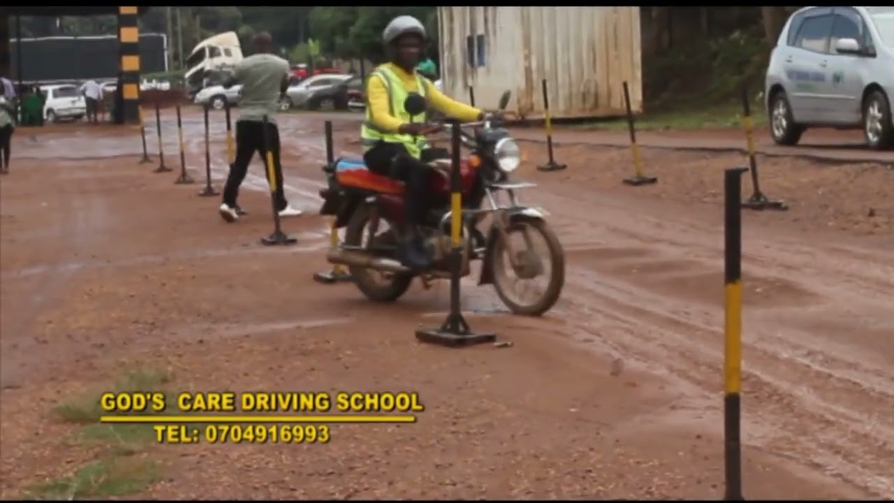 Learners at Naguru inspectorate of vehicles  for Testing