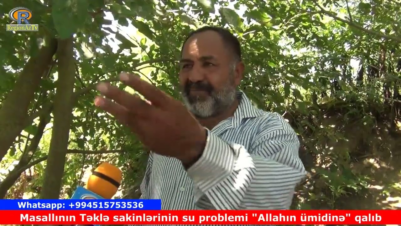 Masallının Təklə kənd sakinlərinin su problemi Allahın ümüdünə qalıb