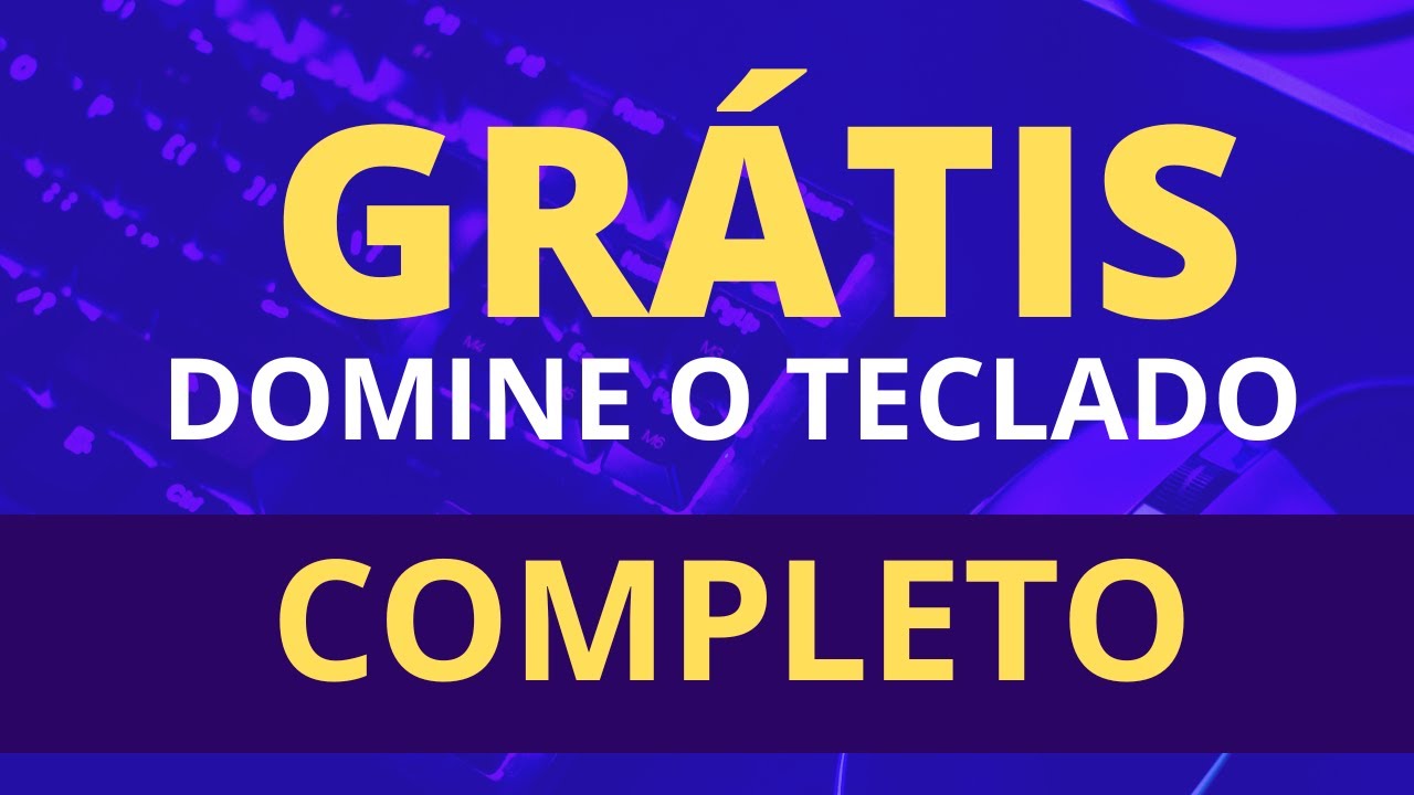 Curso de Digita&ccedil;&atilde;o COMPLETO GRATIS ONLINE