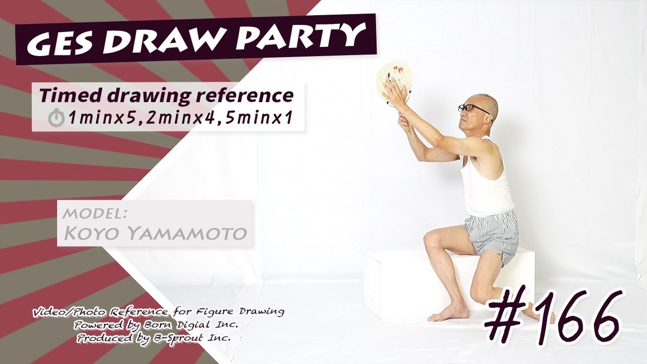 GESture DRAWing Party : #166 Koyo Yamamoto/山本光洋　－Video/Photo Reference for Figure Drawing－