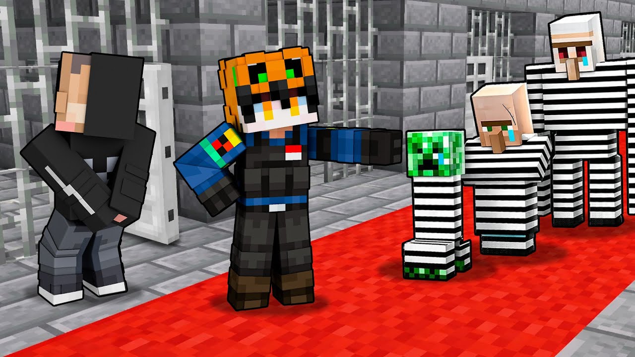 KEZRI MENJADI POLISI DAN MENANGKAP SEMUA ORANG JAHAT DI MINECRAFT!!