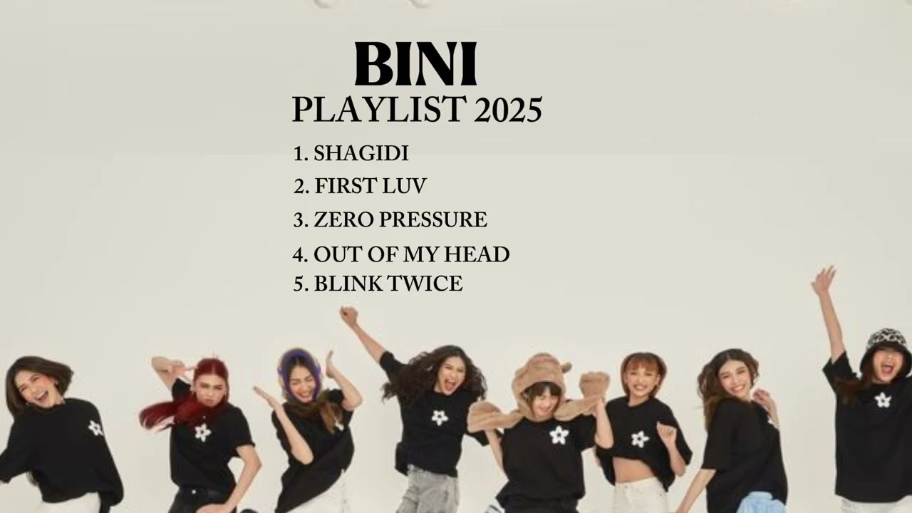 BINI PLAYLIST 2025 