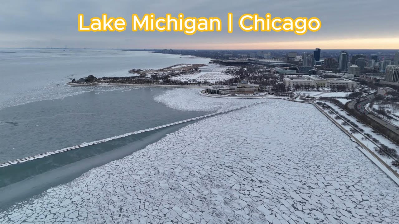 Lake Michigan & Grant Park in Chicago