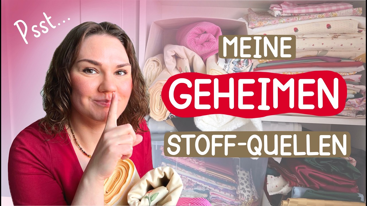 Wo ich G&Uuml;NSTIG Stoffe kaufe? 🤫 Meine GEHEIMTIPPS f&uuml;r Top-Qualit&auml;t! 💸