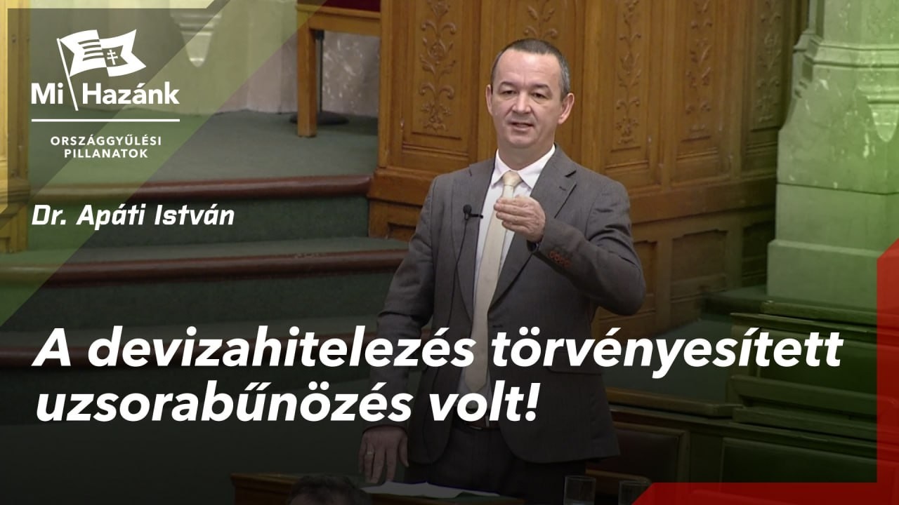 A devizahitelezés törvényesített uzsorabűnözés volt!