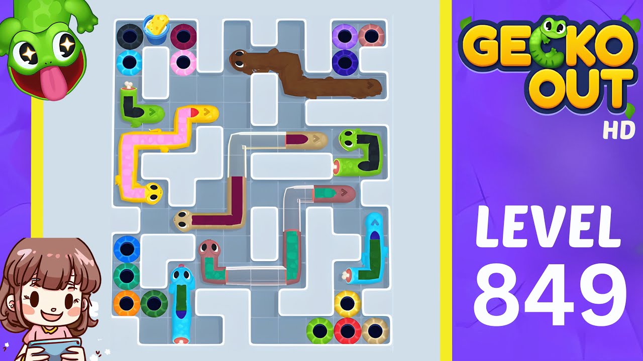 Gecko Out Level 849 Solution Walkthrough