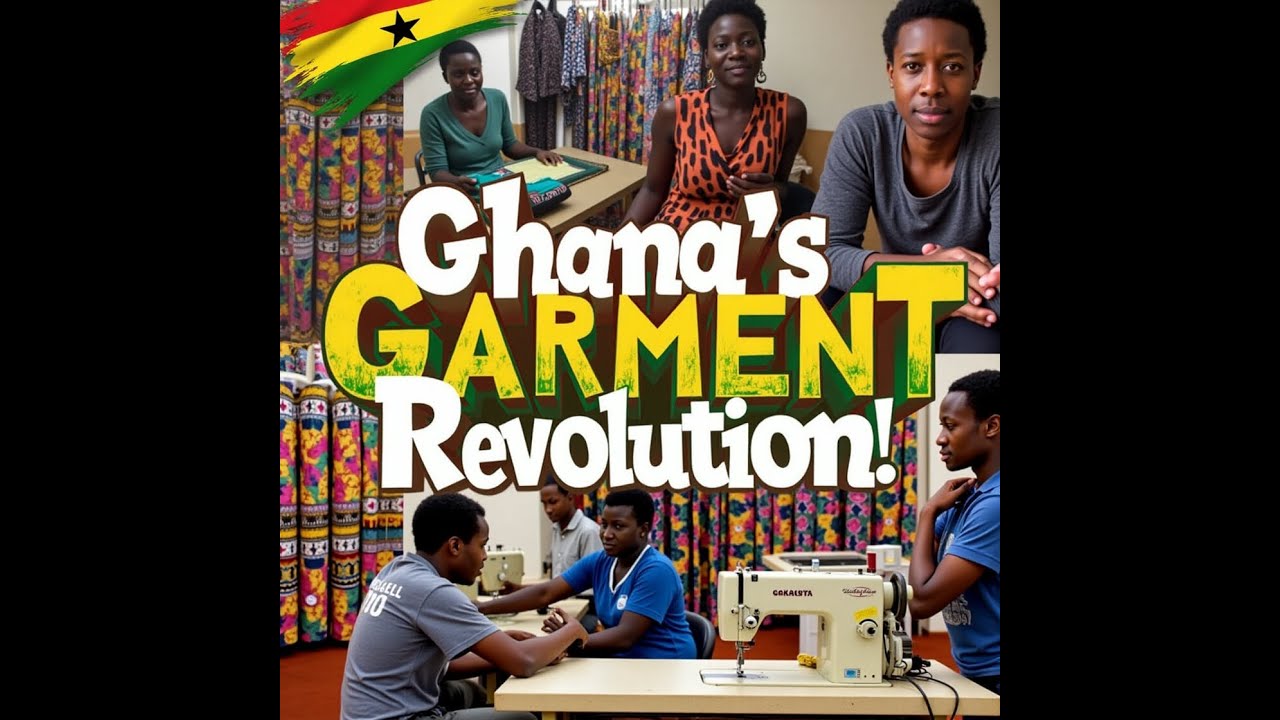 🌍 Ghana's Garment Industry Revolution: Job Creation & Fashion Innovation! 👗#Ghana #FashionRevolution