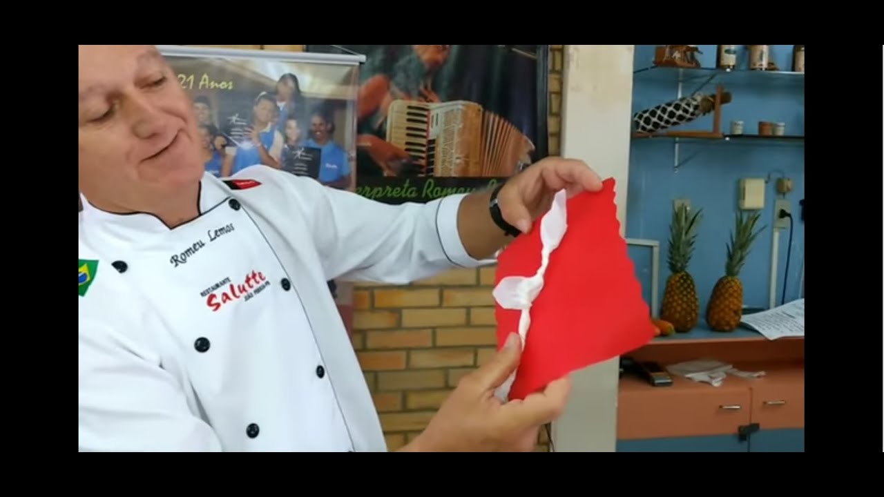 SHOW COM GUARDANAPO DE PAPEL