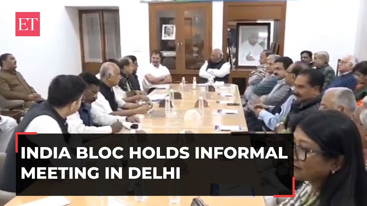 INDIA bloc holds informal meeting in Delhi; SP, TMC, DMK leaders skip the meet