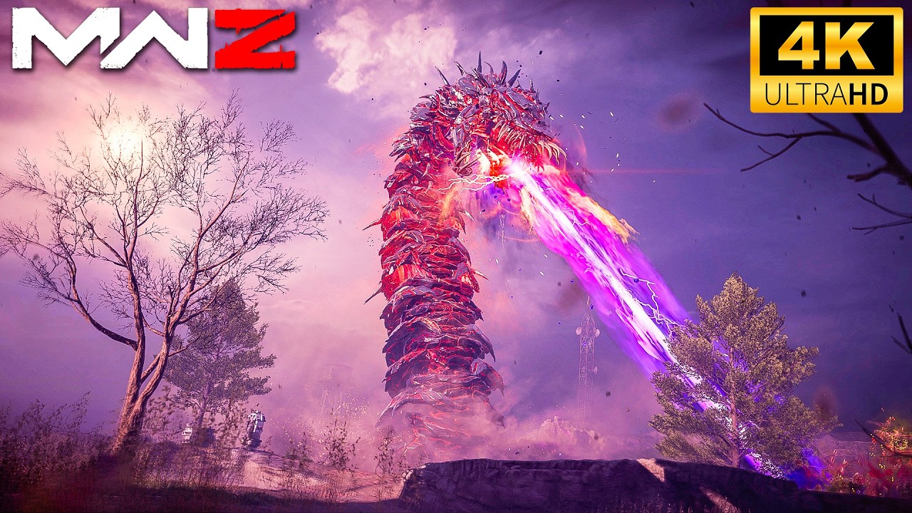 HE CAME WITH ME TO FIGHT THE GIANT RED WORM – CALL OF DUTY: MW3 ZOMBIES 4K (NO COMMENTARY)