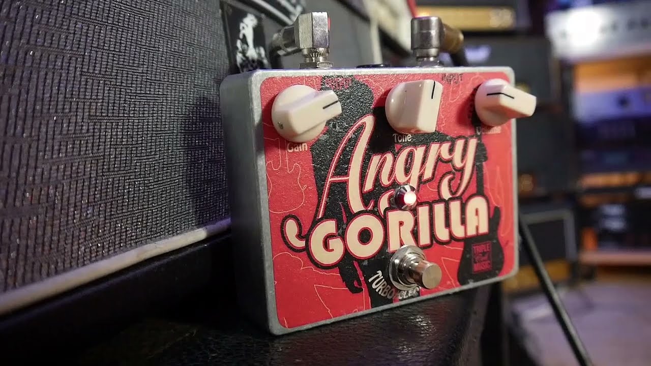 Turn your clean amp into a gain machine! Angry Gorilla Distortion Demo #pedal #pedalboard #guitar