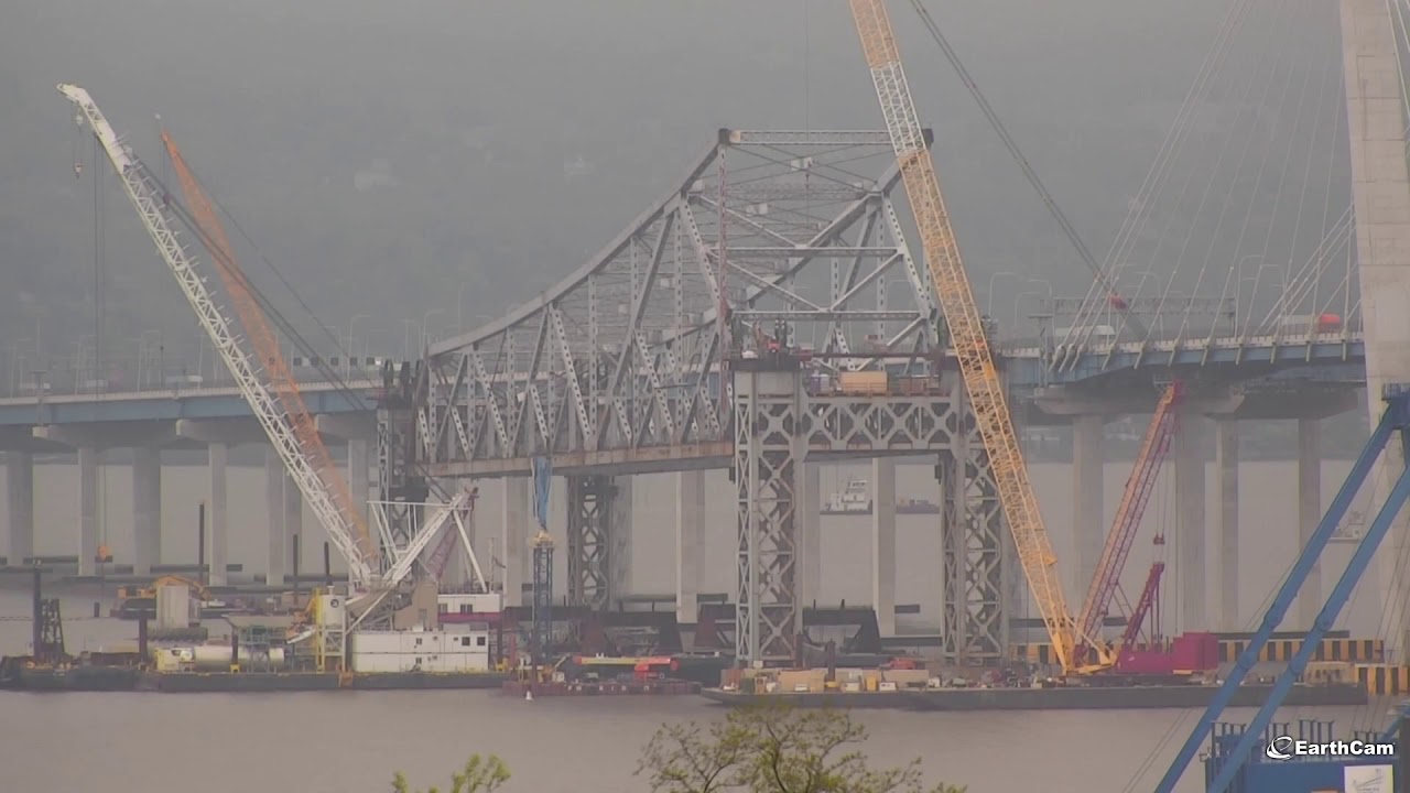 Time-Lapse Video of the Lowering of Final Span of The Old Tappan Zee Bridge