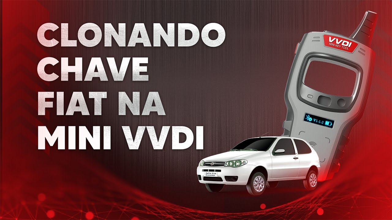 CLONANDO CHAVE FIAT NA MINI VVDI - @autokeybrasil